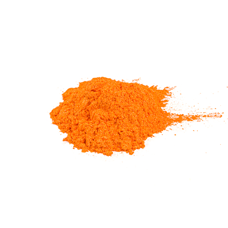 What are the uses of orange pearlescent pigment powder？