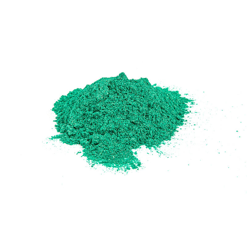 AK4701 two color green natural mica pearlescent pigment powder