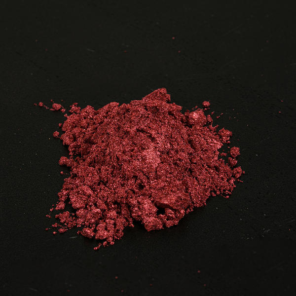 Crystal wine red mica iron metal pearl pigment