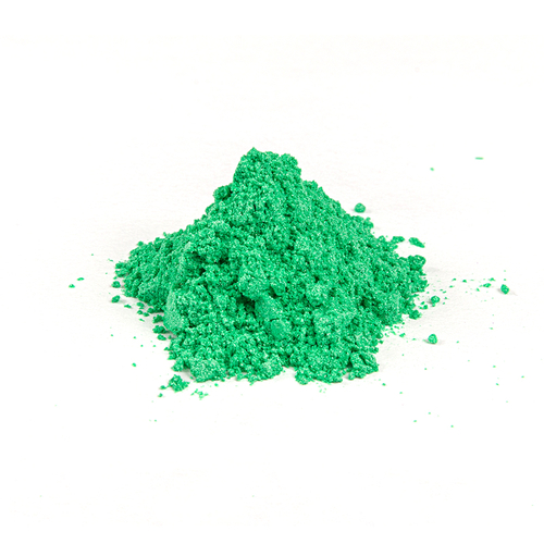 Emerald organic mica pearlescent pigment powder