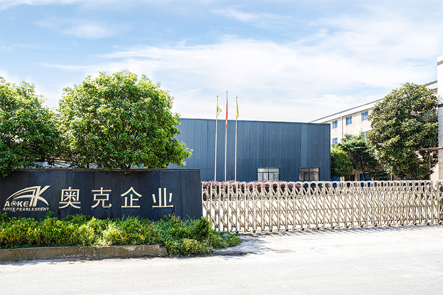 Warmly celebrate the website of Zhejiang Aoke Pearlescent Pigment Co.